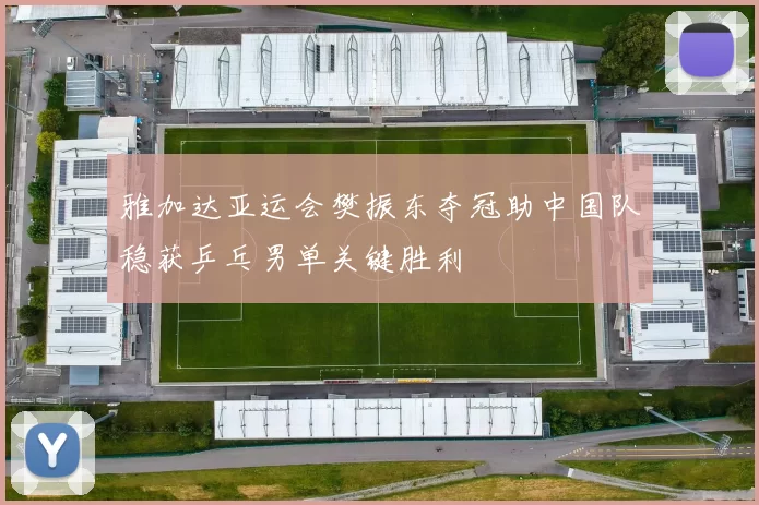 雅加达亚运会樊振东夺冠助中国队稳获乒乓男单关键胜利